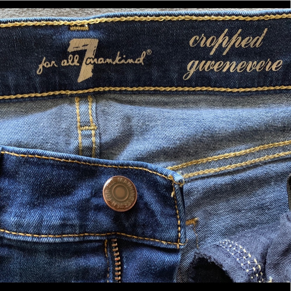 7 For All Mankind cropped Gwenevere skinny jean 26 - Picture 4 of 8